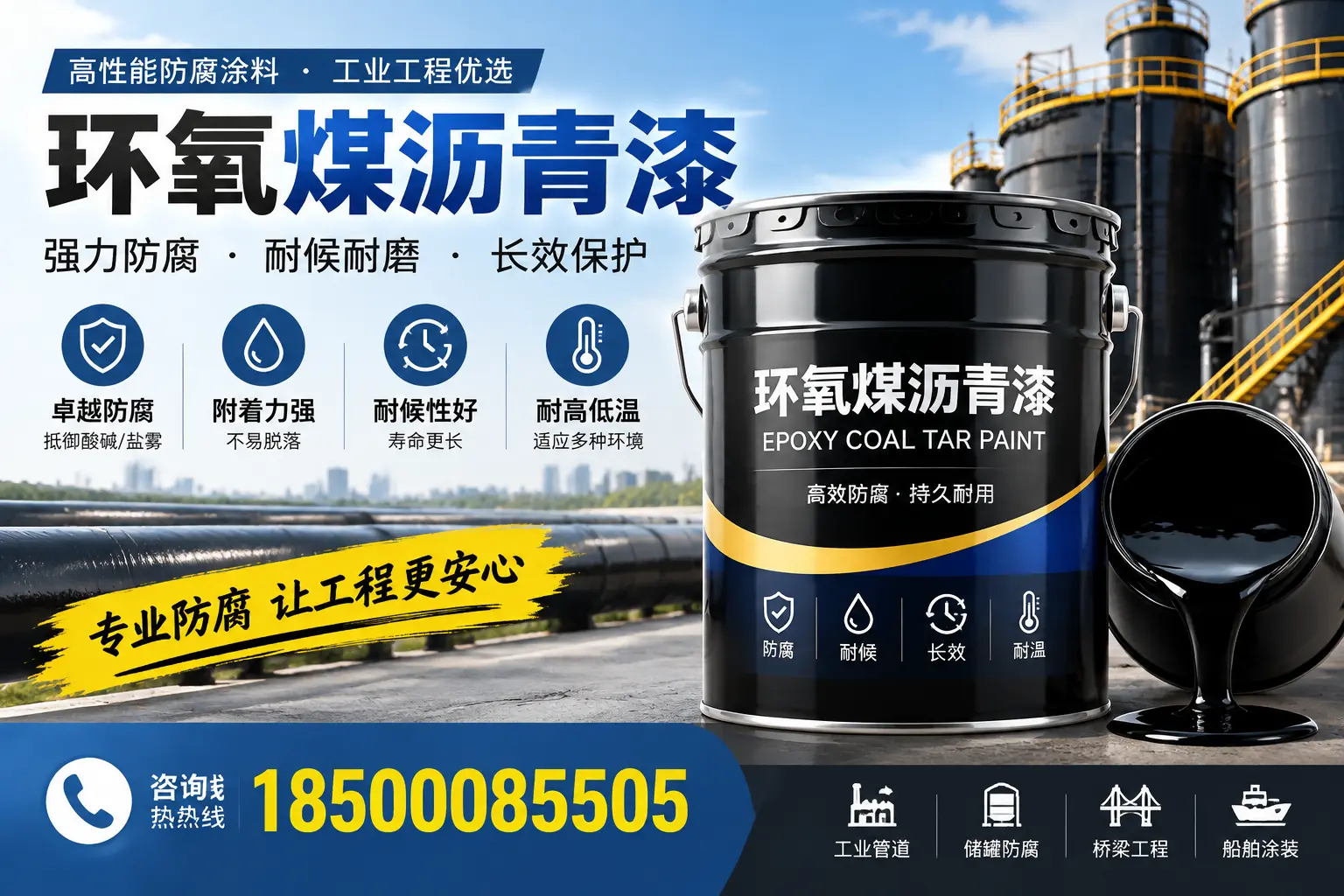 环氧煤沥青漆的施工方法与注意事项，确保在合肥顺利完成
